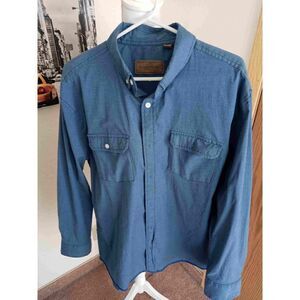 ClearWater Outfitters Long Sleeve Button Down Cotton/Polyester/Spandex-L